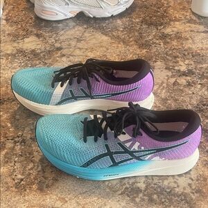 Asics Women's Magic Speed 2 Teal and Purple Athletic Shoes